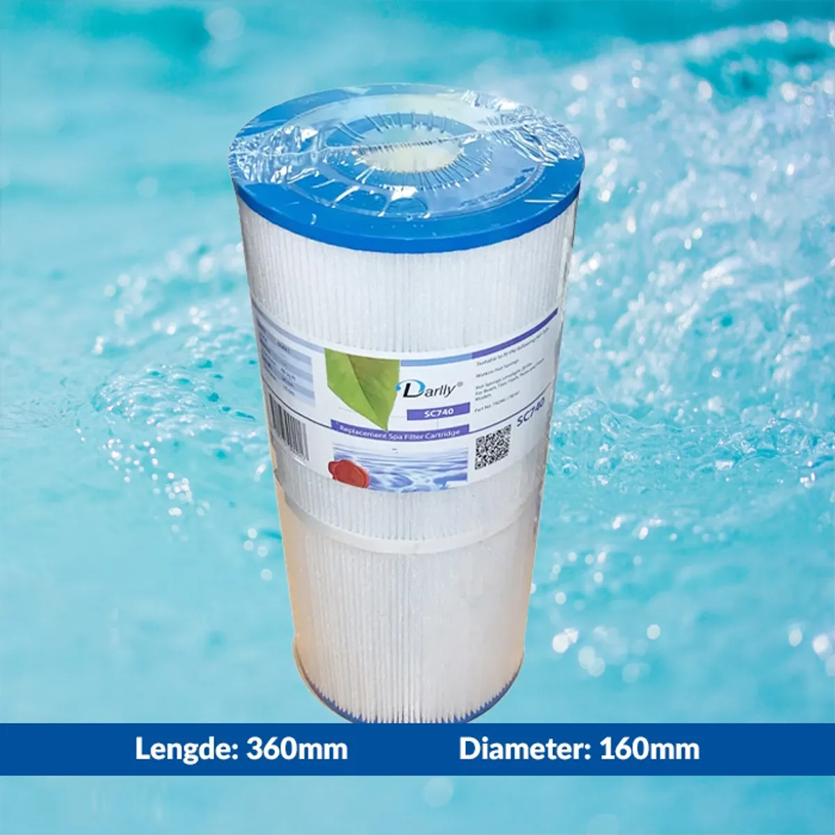 Spafilter 48 sq. ft., vaskbart (Hotspring Limelight)