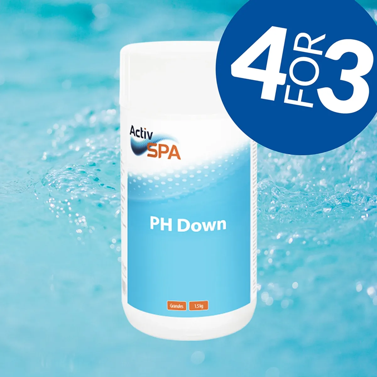 ActivSPA PH Down 1,5kg (granulat) - 4pk