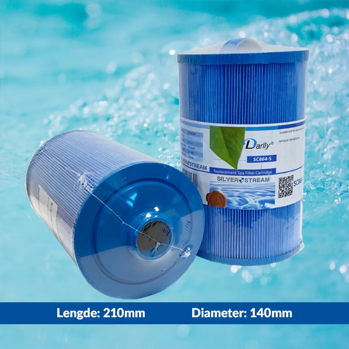 Spa filter 35 sq. ft. grovgjenget, vaskbart - SC864-S