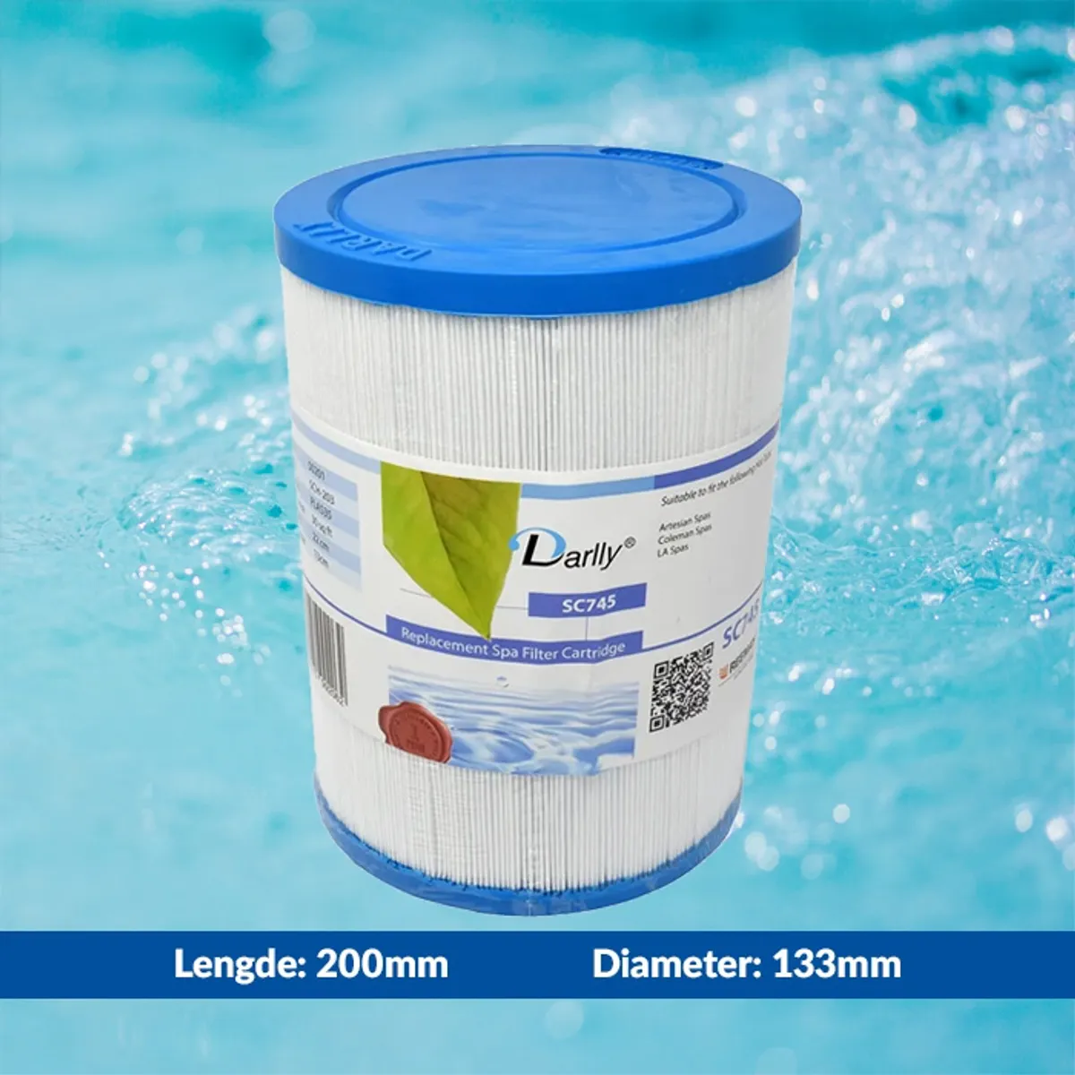 Spa filter 30 sq. ft. m/ fine gjenger, vaskbart SC745