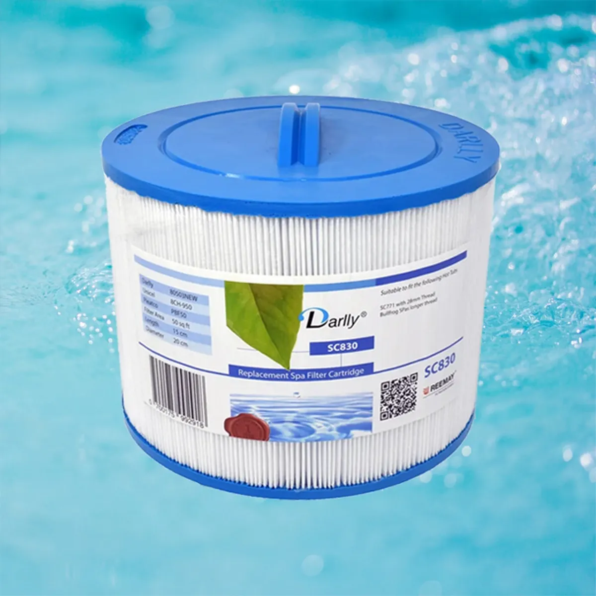Spa filter 50 sq. ft. m/ grove gjenger, SC830 (4pk - spar 25%)