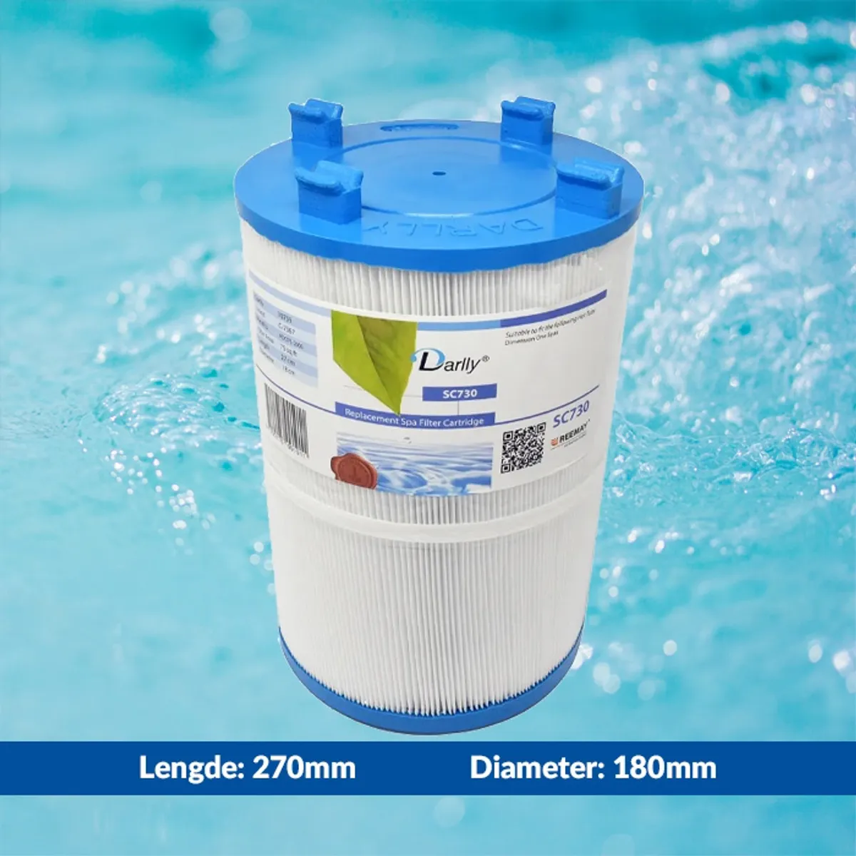 Spa filter 75 sq. ft., vaskbart (Dimention One)