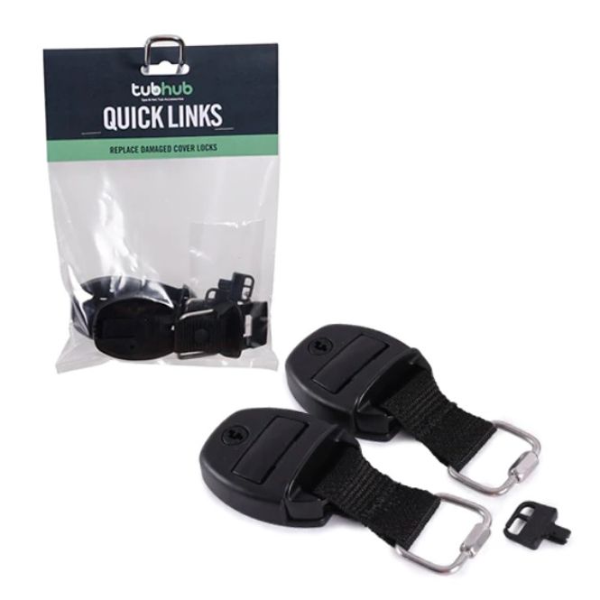 Hovedbilde TubHub QuickLink festeklips/ hemper, 2pk