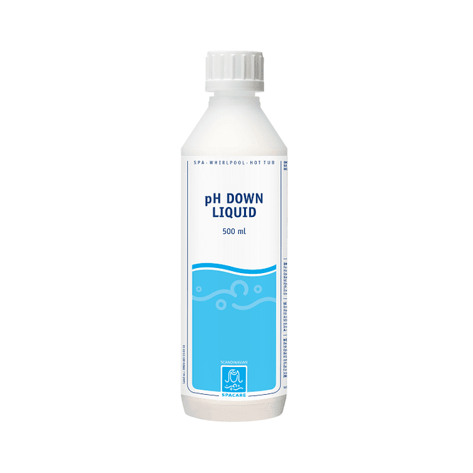 Hovedbilde Scandinavian SpaCare pH Down liquid 500ml.