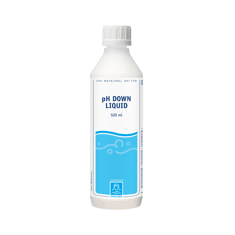 Scandinavian SpaCare pH Down liquid 500ml.